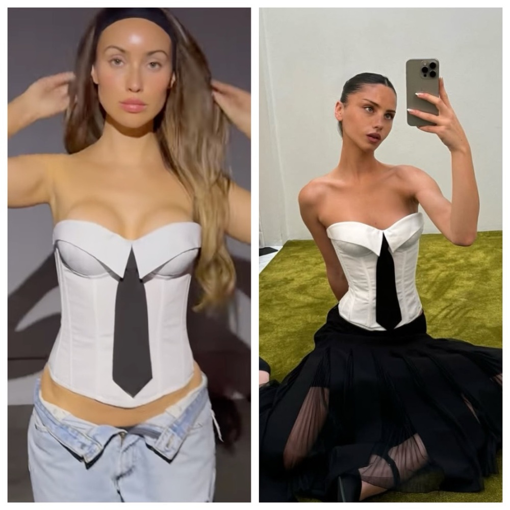 Danielle Guizio Chrys Corset Top